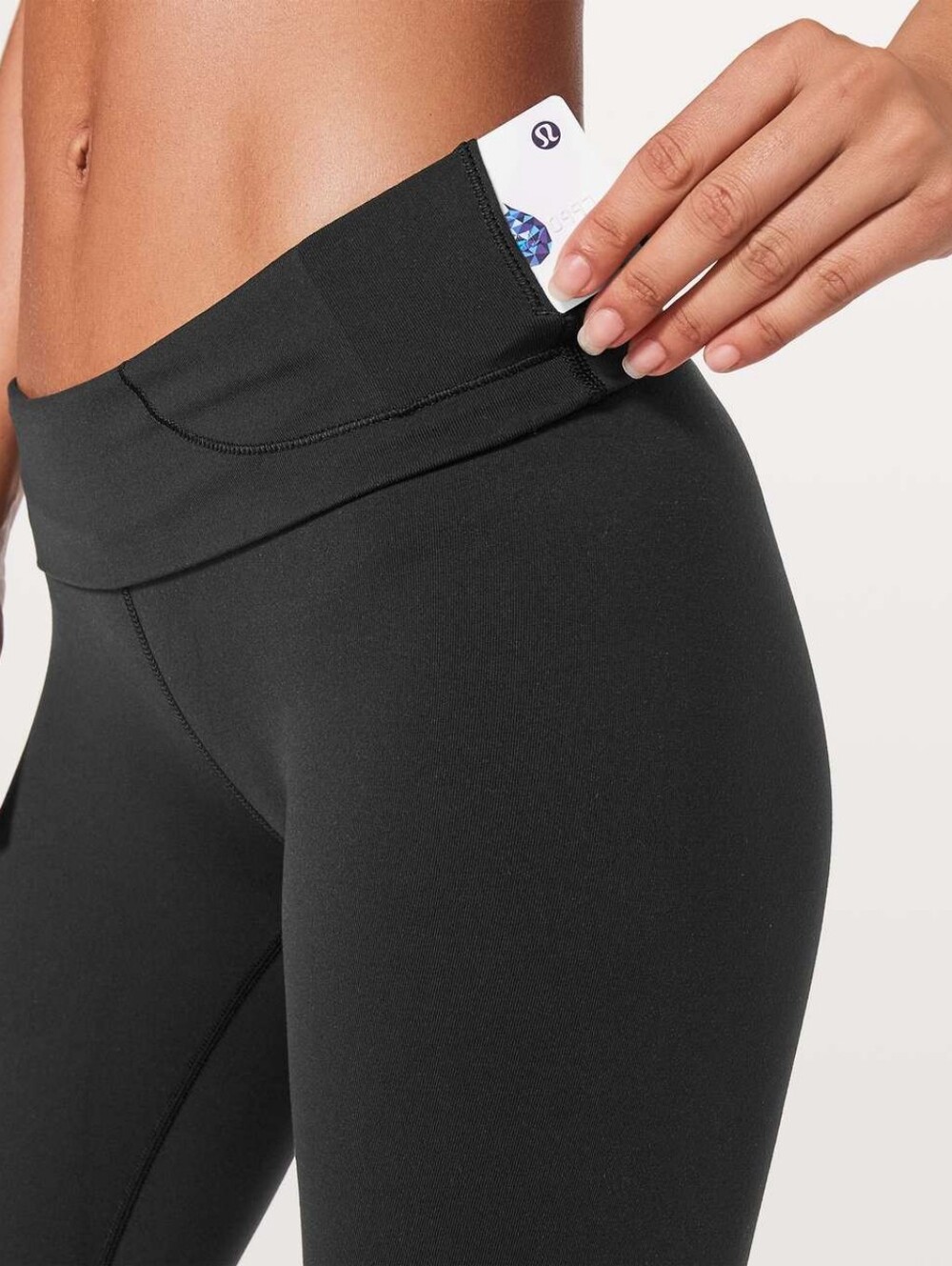 NWOT Lululemon Wunder Under high rise luxtreme 25" black size 6 - Picture 3 of 8